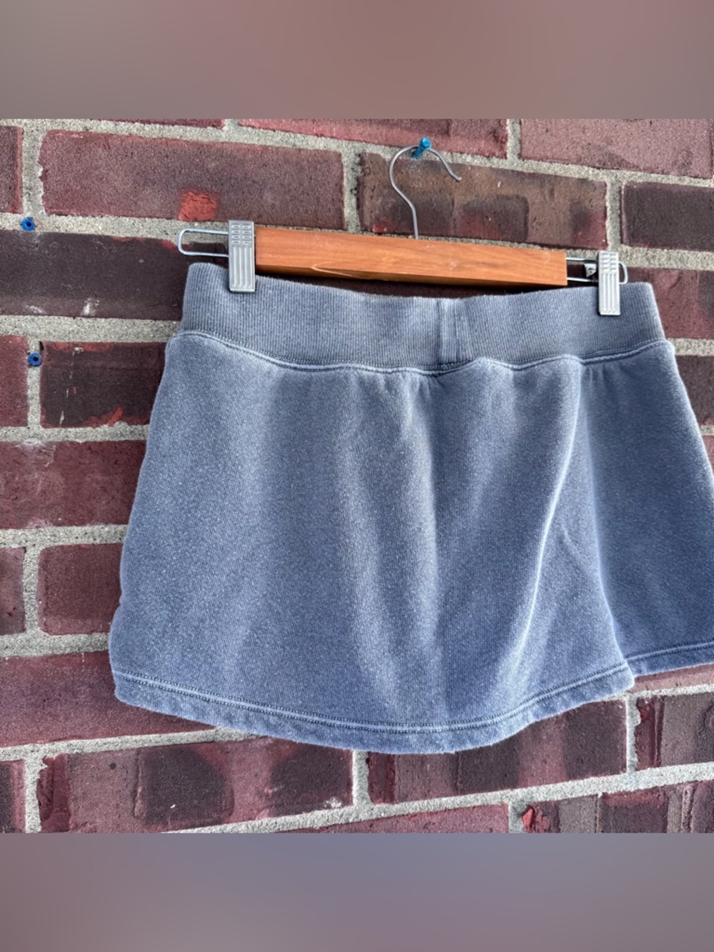 Free People Sweatshirt Skort Gray Mini Skirt Shorts Women’s Small Regular - Picture 6 of 9